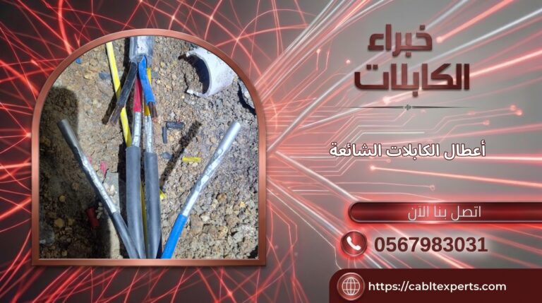 فحص الكابلات الكهربائية